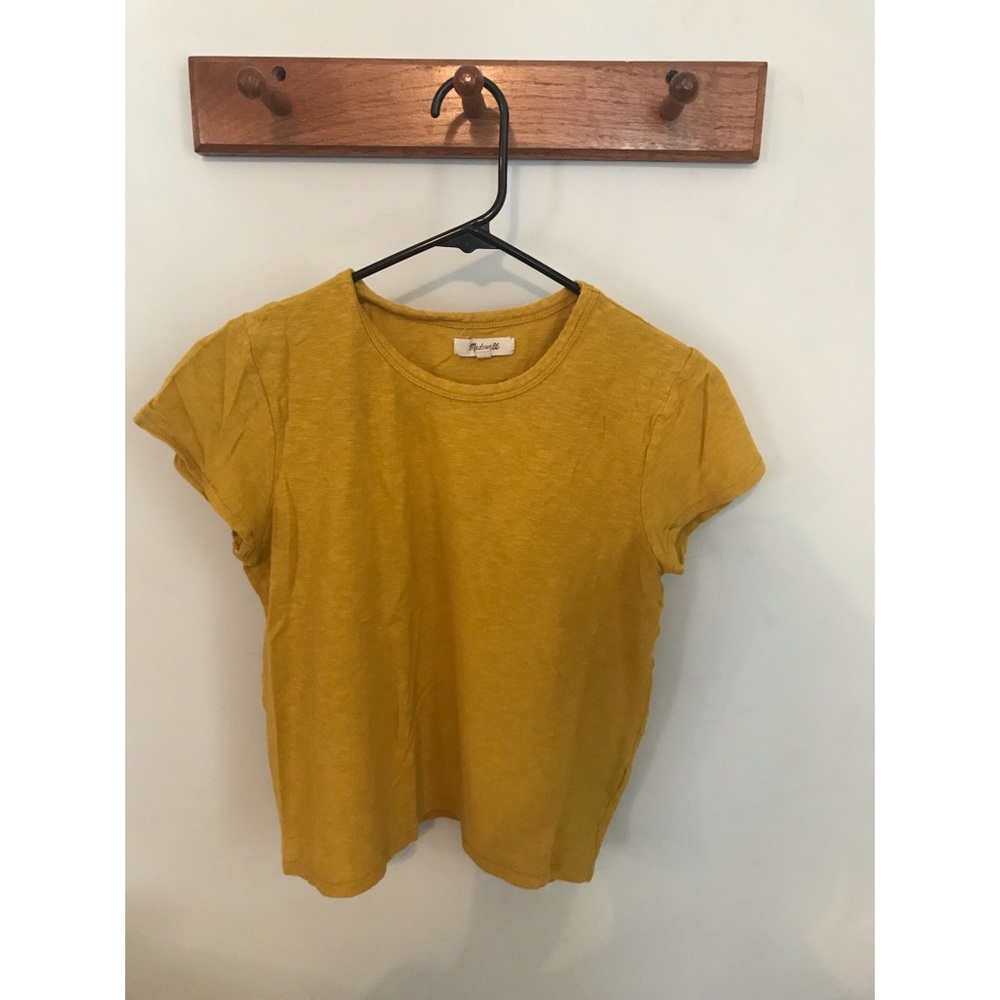 Madewell Linen Cotton Tee M